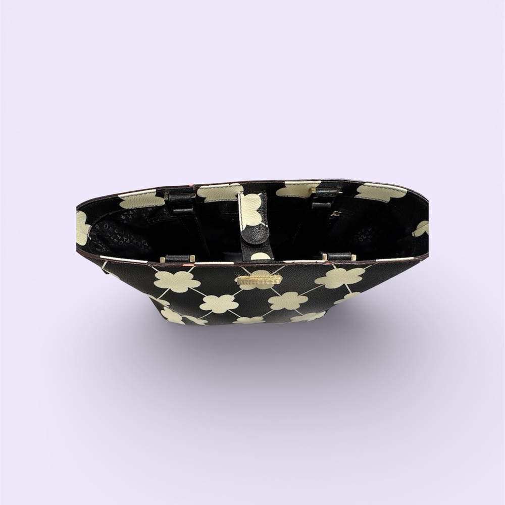 Kate Spade Mini Black and Cream Floral Tote - Picture 5 of 7